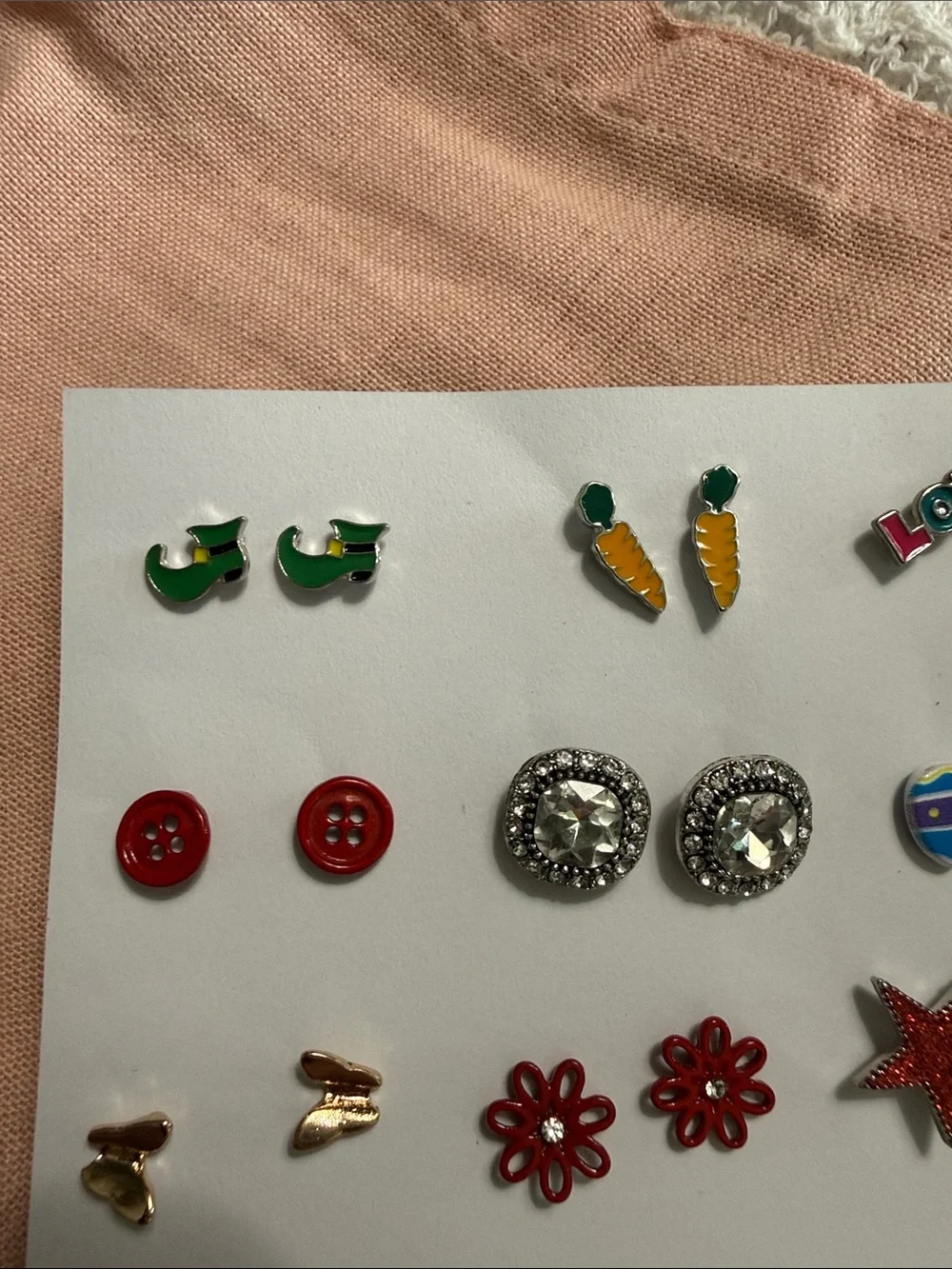 Assorted Women's Stud Earring Set - Multicolor